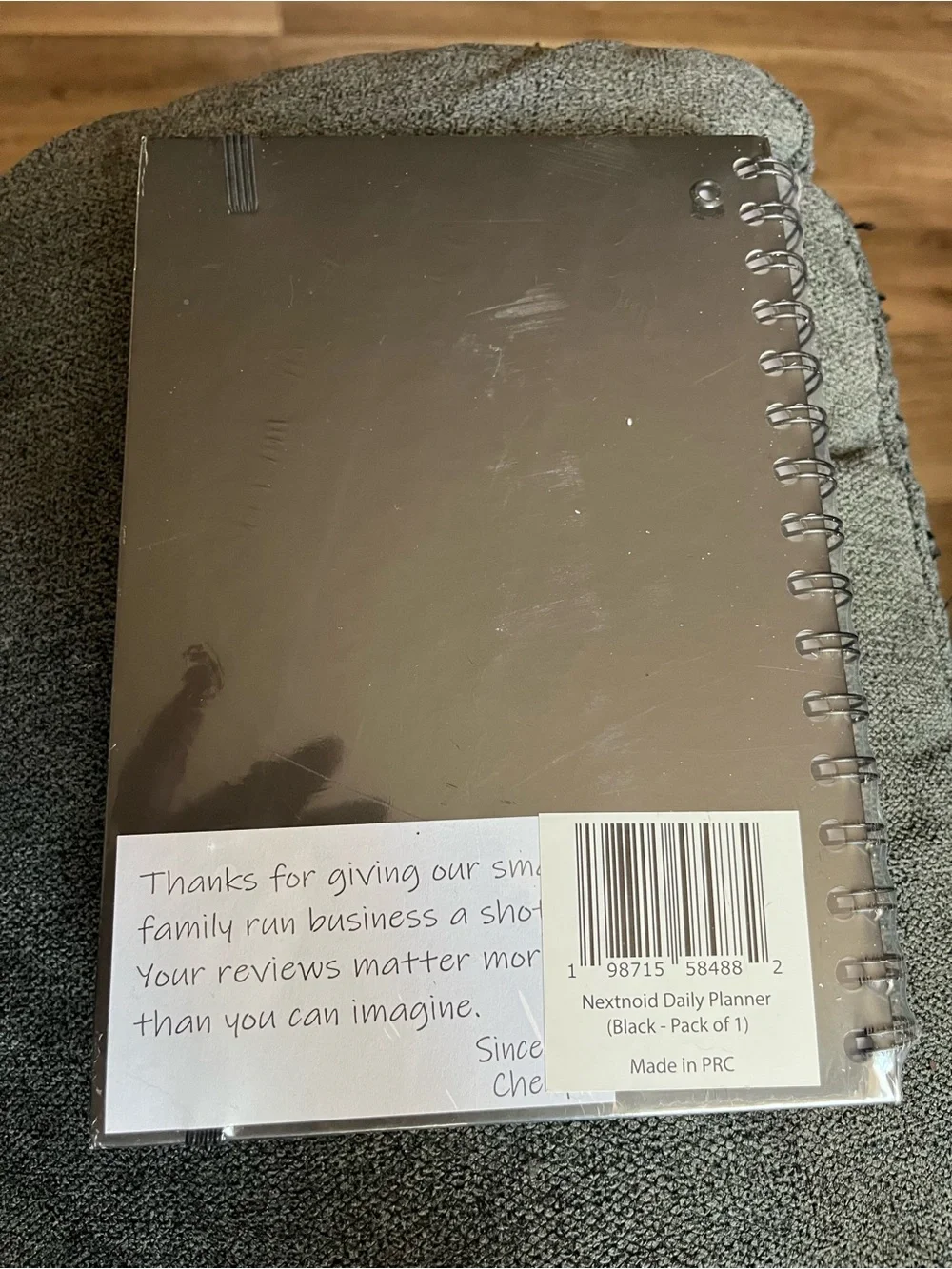 NEXTNOID Everyday Daily Planning Notebook - Black